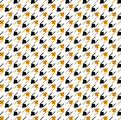 Houndstooth seamless pattern. Vintage textile texture. Classic fashion. crowbars images pattern.