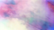 Cloudy Multi Color Streaks Abstract Soft Flowing Animated CG Background 