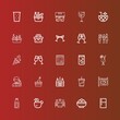© Nadir - Editable 25 wine icons for web and mobile