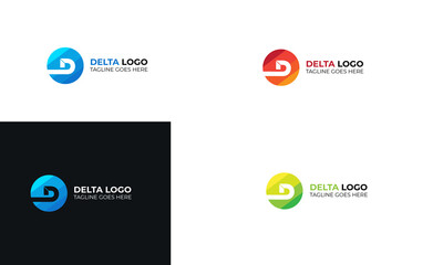 Wall Mural - Creative D letter Logo Design Template , D logo Design Template 