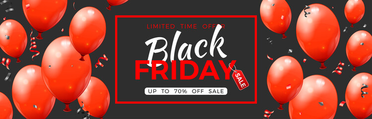 Wall Mural - Black Friday Sale Banner