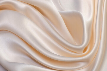 Wall Mural - Smooth elegant golden silk can use as wedding background.