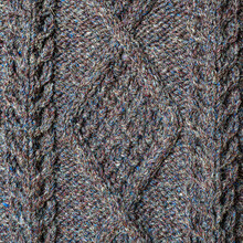 A Traditional Knitting Pattern For A Woollen Sweater From The Aran Islands, Ireland. The Panels Of Stitches Represent Fishing Nets, Ropes, Cables And Natural Local Items Such As Moss And Honeycomb.