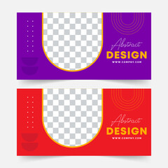 Wall Mural - Flyer design. Abstract poster. Modern banner, Email ad newsletter layouts. Contemporary background. Vector illustrations of shapes