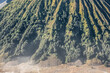 Batok volcano beautiful mountain range wave pattern surface in Tengger caldera near Bromo. Batok is part of Bromo Tengger Semeru National Park. Batok is a cinder cone volcano in East Java,Indonesia.