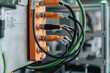 © Mareen Fischinger/Westend61 - Close-up of equipment with cables in laboratory at factory