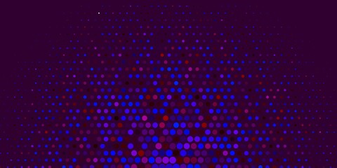 Light Blue, Red vector layout with circle shapes. Illustration with set of shining colorful abstract spheres. Design for your commercials.