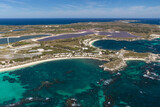 Fototapeta  - Aerial view of Rottnest Island, Western Australia