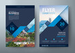 © negoworks - Flyer design, Leaflet cover presentation, book cover template vector, layout in A4 size.