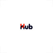 Hub logo connecting H letter design