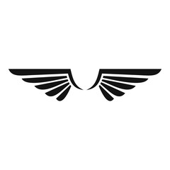 Wall Mural - phoenix wings icon. simple illustration of phoenix wings vector icon for web design isolated on whit