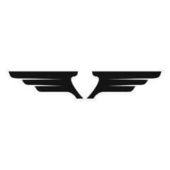 Wall Mural - design wings icon. simple illustration of design wings vector icon for web design isolated on white 