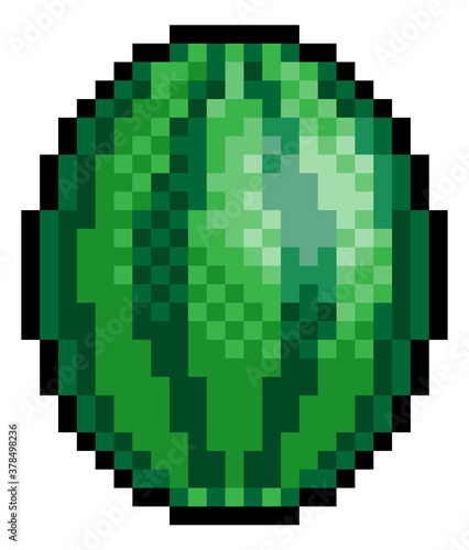 A watermelon eight bit retr...