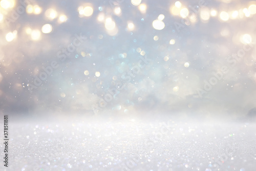 Cuadros en Lienzo glitter vintage lights background