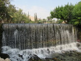 Fototapeta Most - Stunning waterfalls at Sachne Park, Israel