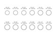 US Ring Size Chart approximation in White Background