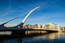 Samuel Beckett Bridge In Dublin