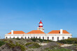 Lighthouse of cape Roca at the Algarve coast