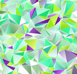 3d Triangles, abstract  background. Design wallpaper.