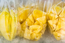 Fresh Pineapple Is Delicious In Street Food