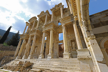 Turkey / Izmir / Selcuk 27 February 2019 Images from the ancient city of Ephesus from the Roman period.