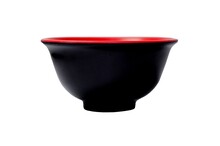 Shoyu Pot With Black Base And Red Inner Part