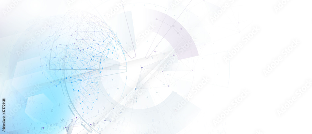 abstract technology communication concept vector background Stock ...
