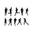© abahcreativa - Colorful Silhouette of Man Jogging Outside