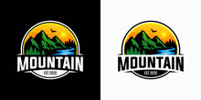 Mountains Logo Design Vector Template
