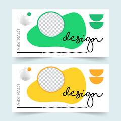 Wall Mural - Abstract poster. Flyer design. Modern banner, Email ad newsletter layouts.  Contemporary modern trendy Vector illustrations.
