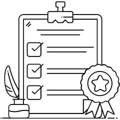 Canvas Print - 
Quality assurance vector, editable flat icon 

