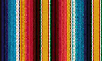 Wall Mural - detail seamless color background. texture pattern for continuous replicate. mexican rug pattern. serape stripes vector