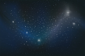 Canvas Print - creative design of space background