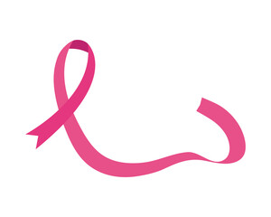 Poster - breast cancer awareness pink ribbon design, campaign and prevention theme Vector illustration