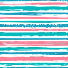 Wall Mural - abstract seamless pattern in pastel colors. watercolor lines. hand drawn striped. paint brush and st
