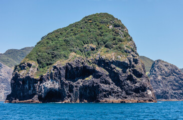 Wall Mural - Rock Island in Bay of Islands, New Zealand