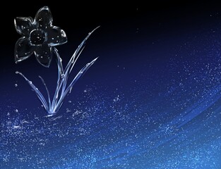 abstract bright glitter blue background. elegant illustration