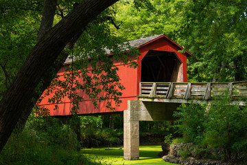Wall Mural - Old Covered Bridge