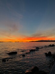 English Bay sunset Vancouver B.C