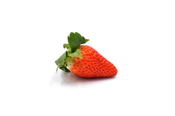 Strawberries on the light background