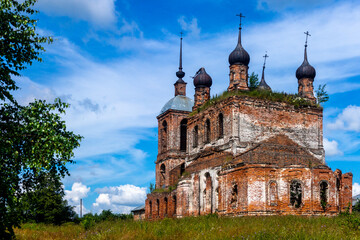 Wall Mural - an old Orthodox Church in need of repair