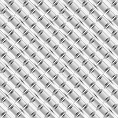 Aufkleber - Simple, smooth surface, black and white color tone, seamless argyle shapes background.
