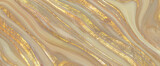 Fototapeta  - Golden texture of marble background, natural gold exotic marbel of ceramic wall and floor, mineral pattern for granite slab stone ceramic tile, Golden emperador breccia agate quartzite surface.