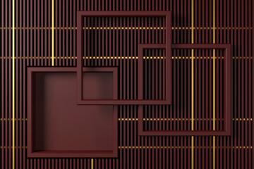 Wall Mural - abstract background with luxury design. 3d rendering.