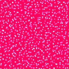 Seamless pink bokeh background. Glamour pattern. Blurred background.