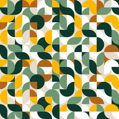 Wall Mural - abstract geometric shape pattern background.