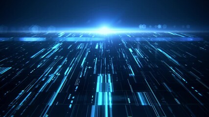 Wall Mural - technology background for abstract digital surface concept. futuristic digital data flow texture wit
