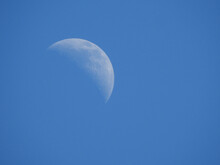Moon In The Blue Sky