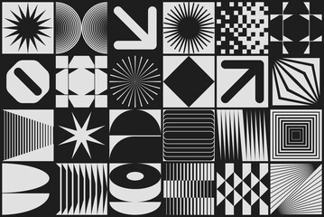 Wall Mural - swiss design abstract geometric pattern graphics