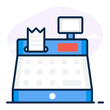 © SmashingStocks - Cash till invoice, cash register flat vector design